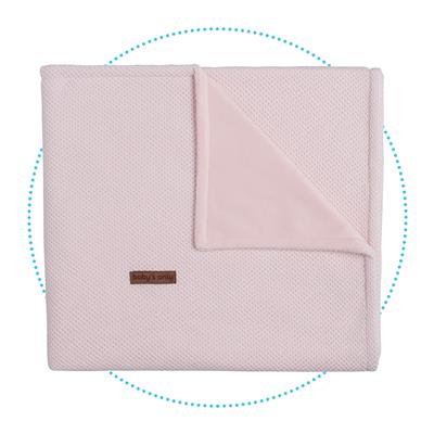 Couverture lit classique rose