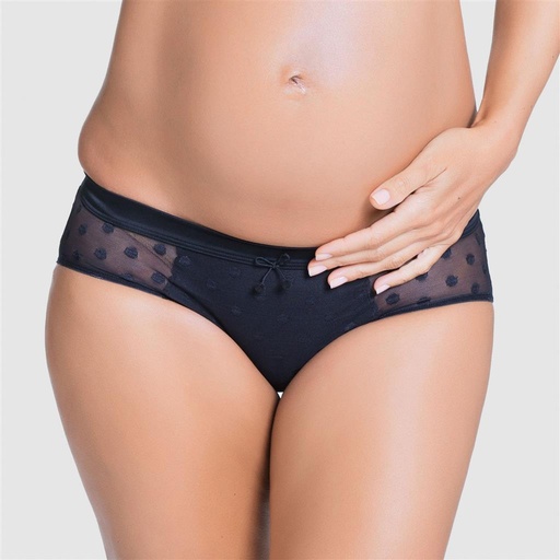Slip de maternité mousse black 