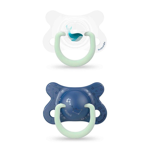 Pacifier basic night&day silic phys -2-4m