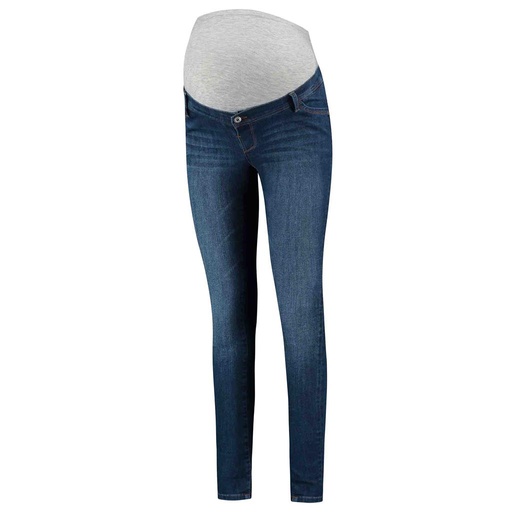 Zwangerschapsbroek (jeans) super skinny Dark Wash