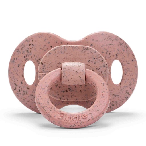 Fopspeen bamboe (3m+, silicone) Elodie faded rose 