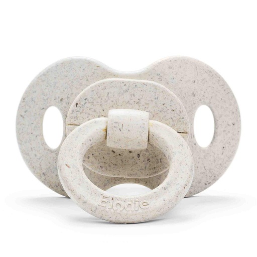 Fopspeen bamboe (3m+, silicone) Elodie lily white 
