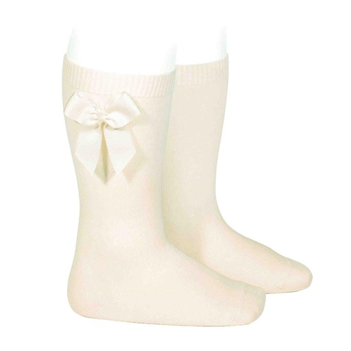 Knee socks with bow cava 