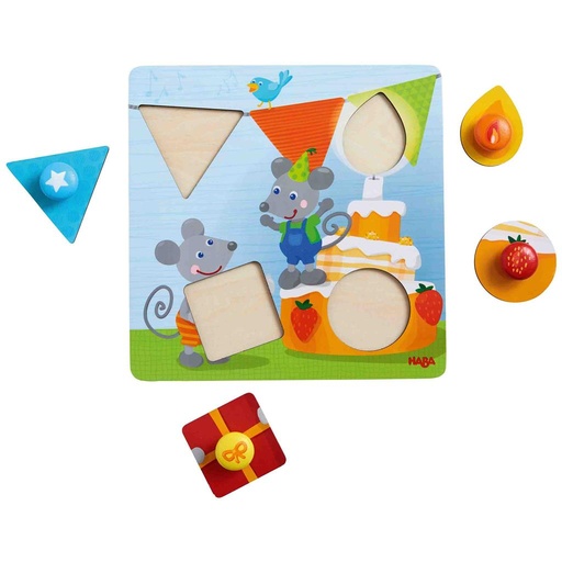 Insert puzzle: mouse party  