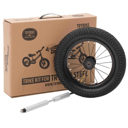 Trike kit (black tires) for balance bike  