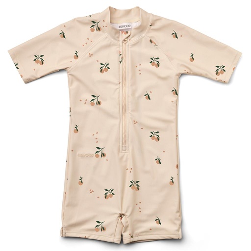 Swimsuit jumpsuit Max peach - sea shell mix 