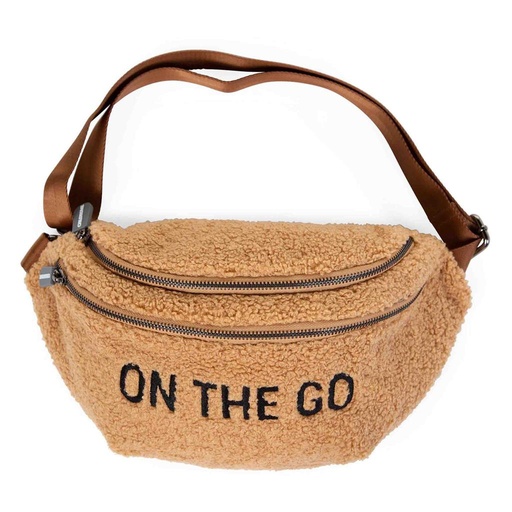 Hip bag sac à banane en déplacement teddy beige 