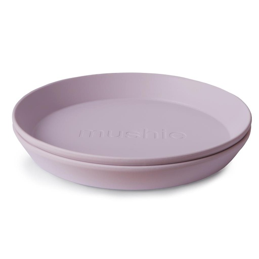 Assiette ronde (2 pièces) soft lilac 
