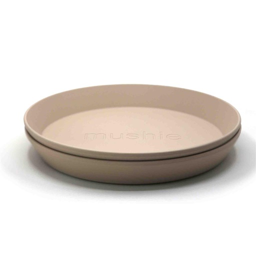 Bord rond (2 stuks) vanilla 