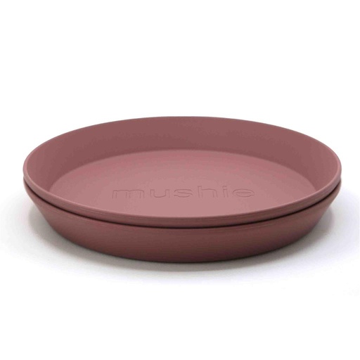 Plate round (2 pieces) woodchuck