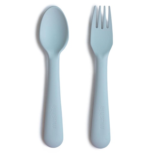 Fork and spoon powder blue