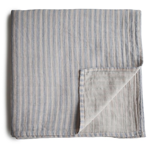 Tetrad towel print blue stripes