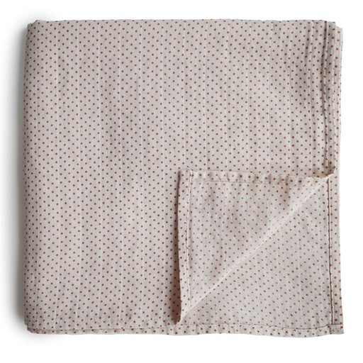 Impression sur tissu en tétrade caramel polka dots 
