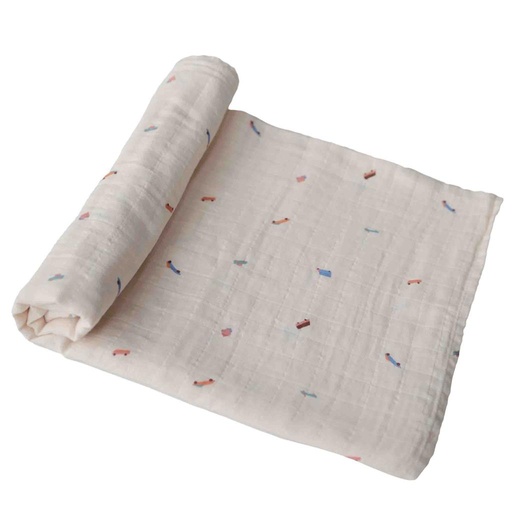 Impression sur tissu en tétrade retro cars 