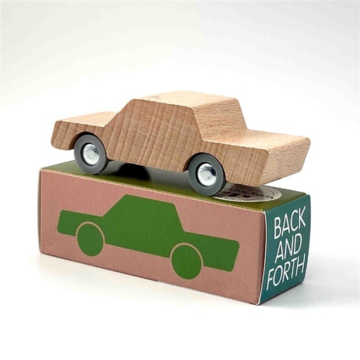 Houten auto (back and forth) wood 