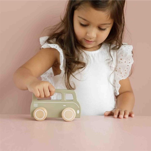 Wooden van groen 