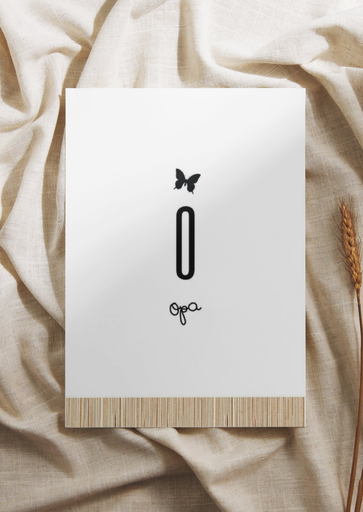 Greeting card black opa 