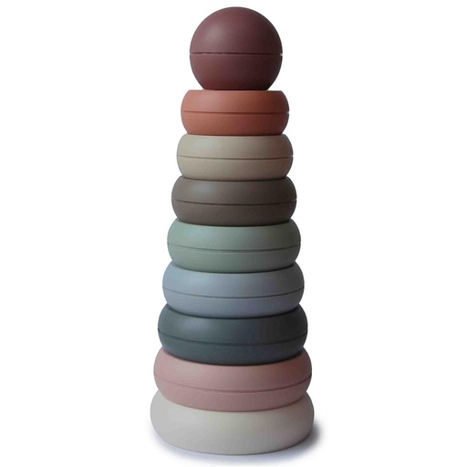 Stacking tower with rings original 