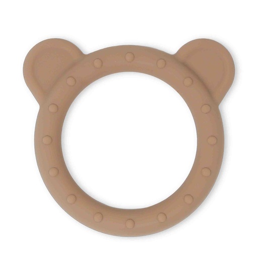 Teething ring bear natural