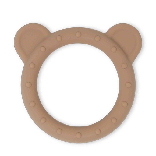 Teething ring bear natural 