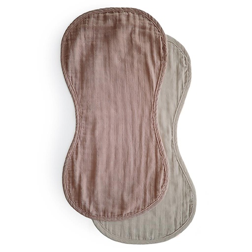 Spit Towel (2 pieces) natural + fog 