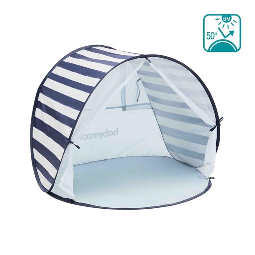 Tente anti UV (marinière) bleu foncé