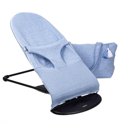 Cover relax Babybjorn chevron denim blue 