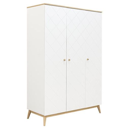 Cabinet (3 doors) Paris white oak