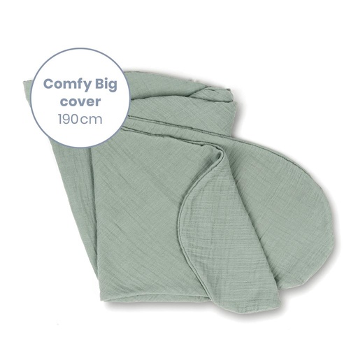 Housse coussin relax confortable grand tetra green 