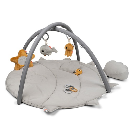 Speelmat sea friends grey 