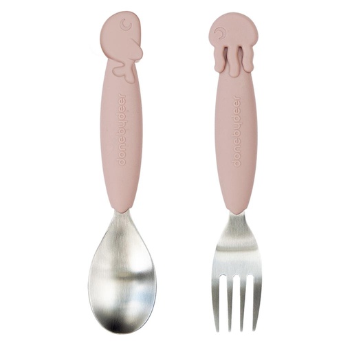 Cutlery set YummyPlus sea friends powder 