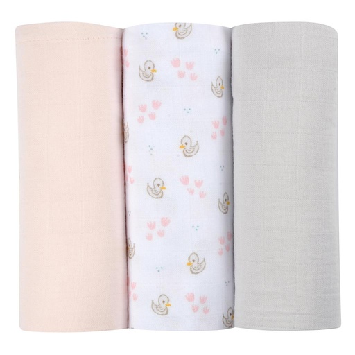 Tetrad cloths (3 pieces) zwaan 