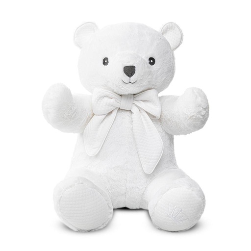 Ours en peluche Zoe (40cm) blanc