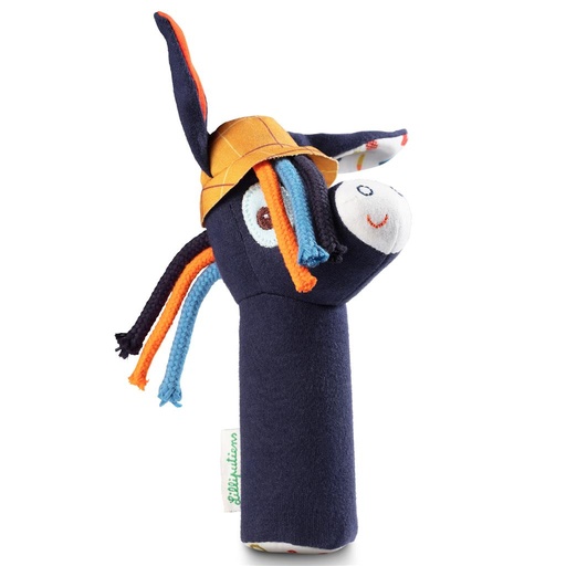 Squeeze rattle Ignace donkerblauw 