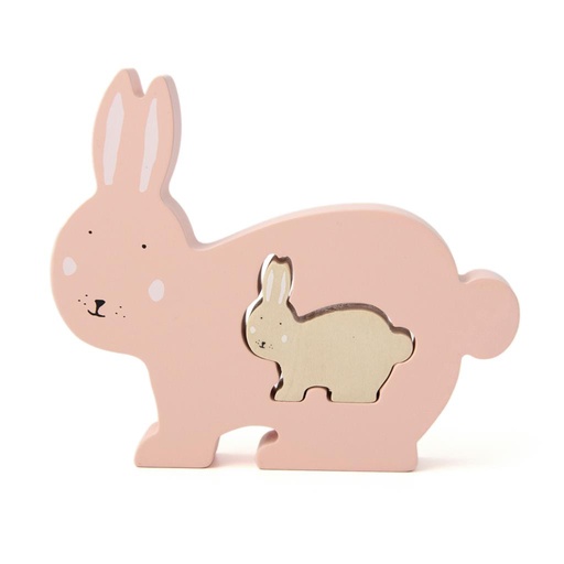 Babypuzzel mrs. rabbit 