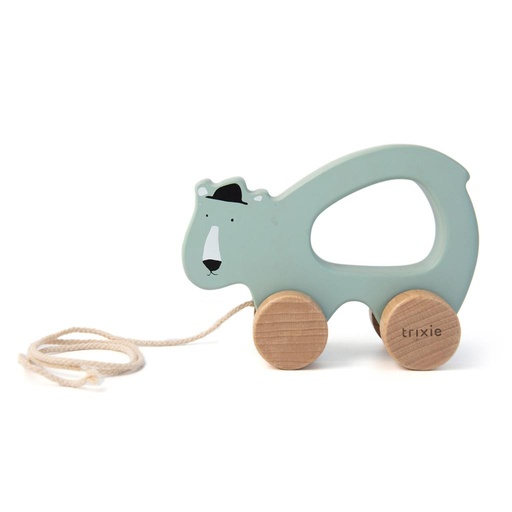 Pull toy mr. polar bear 
