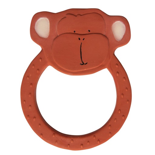 Teething ring round mr. monkey