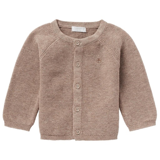 Cardigan Naga taupe melange 