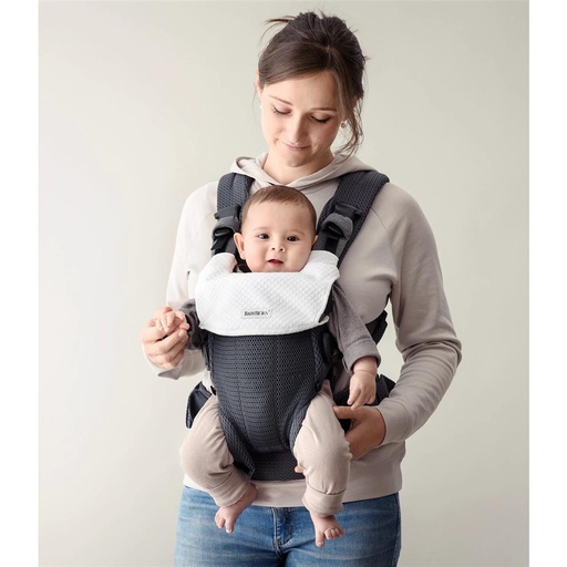 Bib for baby carrier harmony white