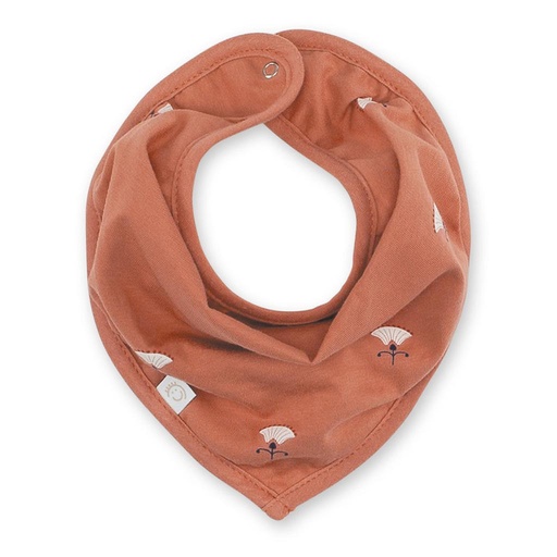 Bandana bib Odete terracotta 