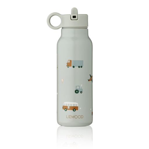 Bouteille d'eau Falk 350 ml véhicules - bleu colombe mix