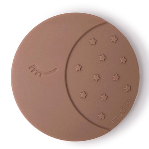 Teething toy moon cloudy mauve 