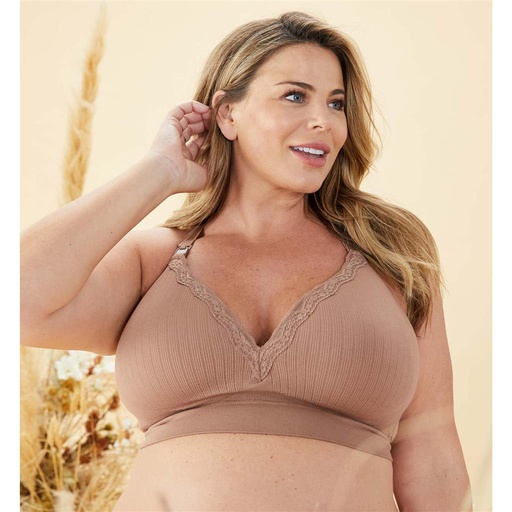 Breastfeeding bra TuttiFrutti (E-F) mocha 