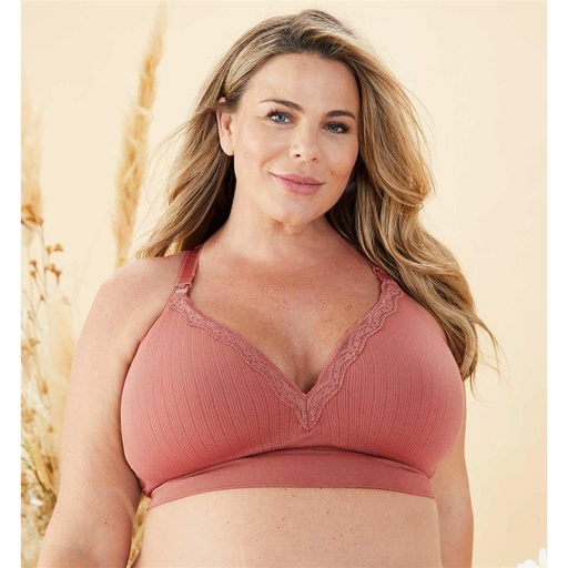 Breastfeeding bra TuttiFrutti (E-F) rust 