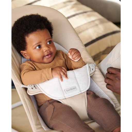 *Bouncer balance soft (cadre gris, coton) beige-grijs 