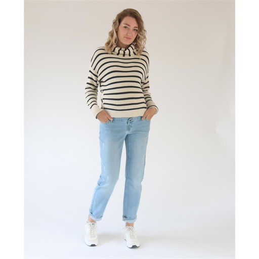 Pantalon en jean momfit Norah 32'' light wash 