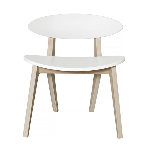 Stoeltje PingPong (wit/eik)  