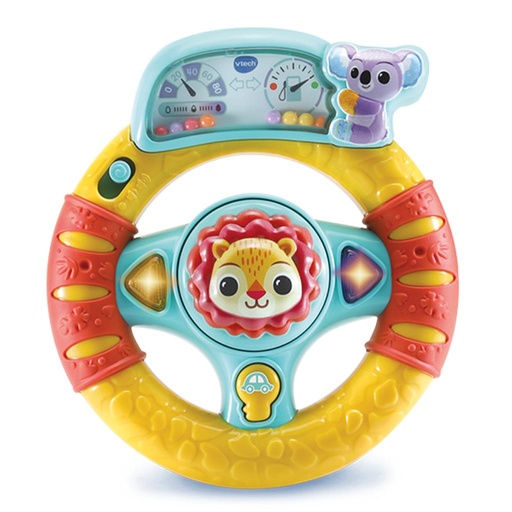 Horn & twist steering wheel yellow