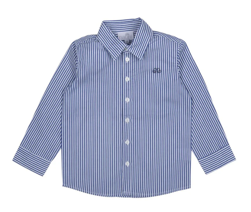 Hemd Pierrot stripes dark blue