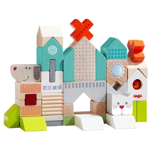 Blocs de construction - chien et chat (31 pièces)  
